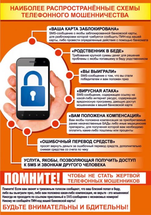 Профилактика телефонного мошенничества