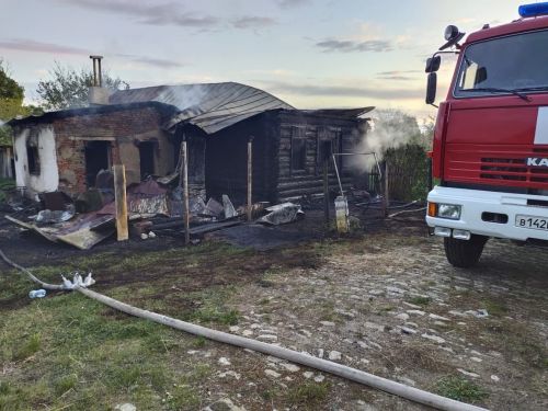 В результате пожара в Алексеевском районе погиб мужчина