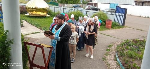 В Алексеевском верующие три дня шли к месту обретения иконы Божией Матери «Живоносный источник»
