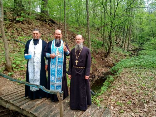 В Алексеевском верующие три дня шли к месту обретения иконы Божией Матери «Живоносный источник»
