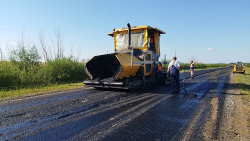 На участке дороги Сахаровка-Малый Красный Яр приступили к капитальному ремонту