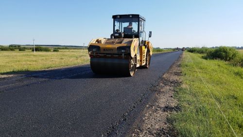 На участке дороги Сахаровка-Малый Красный Яр приступили к капитальному ремонту
