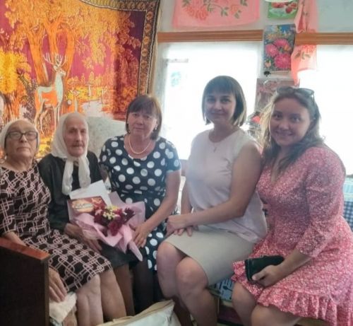 Жительница Алексеевского отметила 95-летний юбилей
