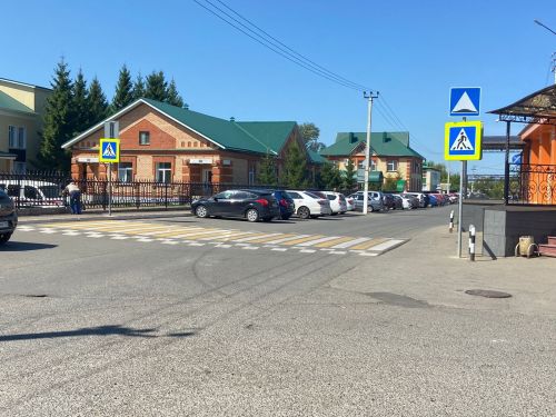 В Алексеевском проверили состояние пешеходных переходов возле детских учреждений