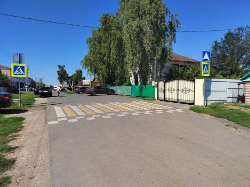 В Алексеевском проверили состояние пешеходных переходов возле детских учреждений