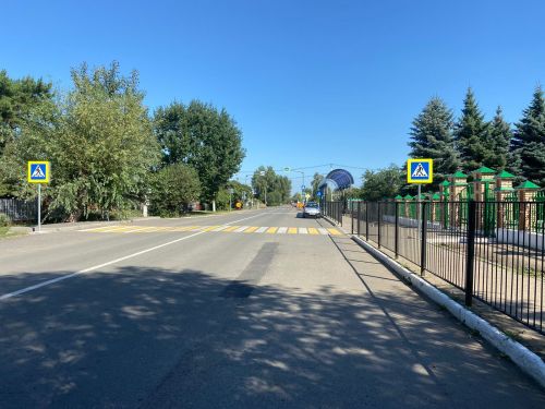 В Алексеевском проверили состояние пешеходных переходов возле детских учреждений