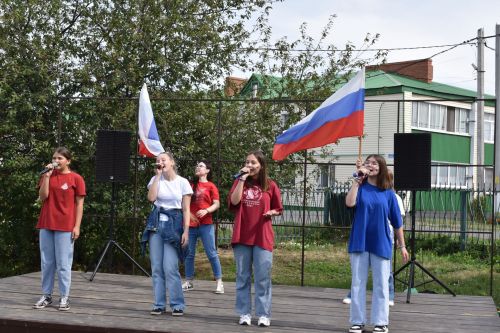 В Алексеевском прошло мероприятие ко дню Флага Россиийской Федерации