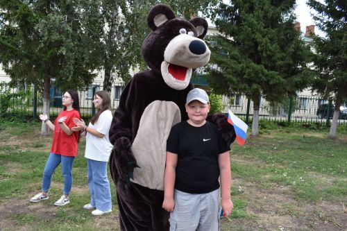 В Алексеевском прошло мероприятие ко дню Флага Россиийской Федерации