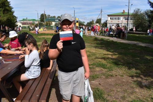В Алексеевском прошло мероприятие ко дню Флага Россиийской Федерации