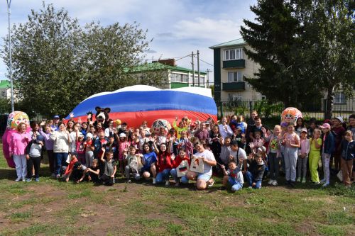 В Алексеевском прошло мероприятие ко дню Флага Россиийской Федерации
