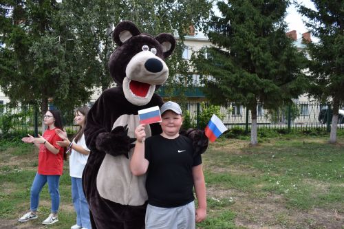 В Алексеевском прошло мероприятие ко дню Флага Россиийской Федерации