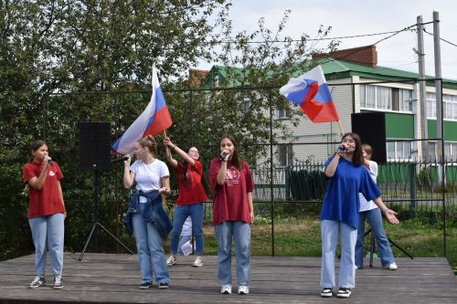 В Алексеевском прошло мероприятие ко дню Флага Россиийской Федерации
