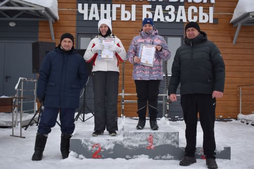 На лыжной базе прошли соревнования памяти Валерия Сергеева