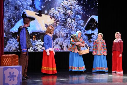 В Алексеевском устроили театрализованное представление «Мелодия Рождества»