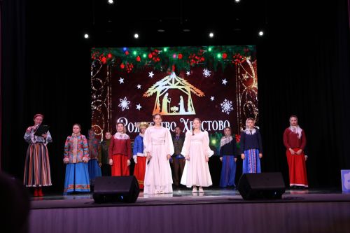 В Алексеевском устроили театрализованное представление «Мелодия Рождества»