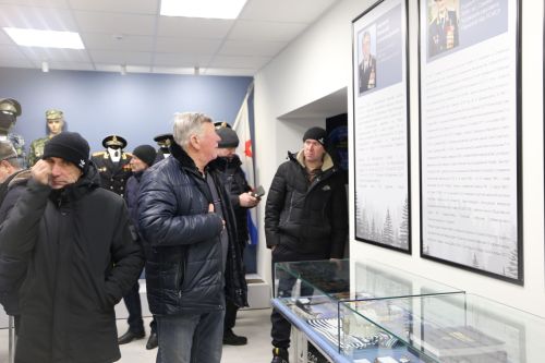 В обновленном Музее боевой славы прошел день открытых дверей