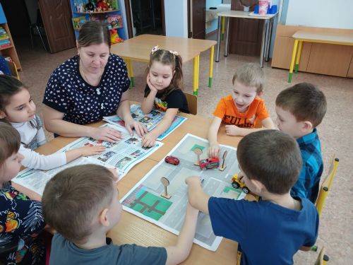 Алексеевские дошколята изучают ПДД
