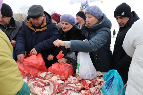 Алексеевцы проводили зиму широкой масленицей