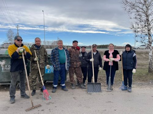 В Алексеевском районе завершили второй общепоселковый субботник