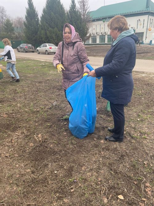 В Алексеевском районе завершили второй общепоселковый субботник