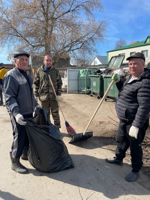 В Алексеевском районе завершили второй общепоселковый субботник