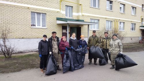 В Алексеевском районе завершили второй общепоселковый субботник