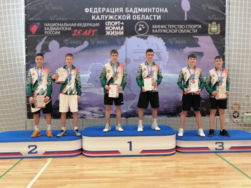 Алексеевские бадминтонисты на пьедестале почета