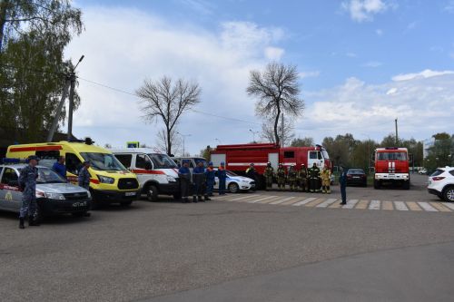 В первой школе Алексеевского прошли пожарно-тактические учения
