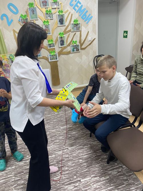 В приюте «Забота» прошло занятие под названием «Осторожно, пешеход!»