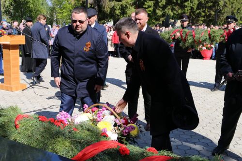 Фоторепортаж: в Алексеевском прошел парад Победы