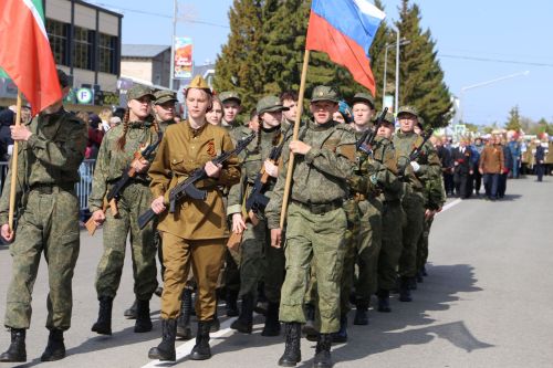 Фоторепортаж: в Алексеевском прошел парад Победы
