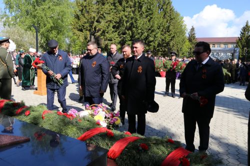 Фоторепортаж: в Алексеевском прошел парад Победы