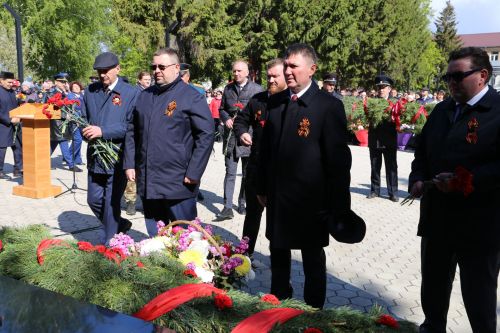 Фоторепортаж: в Алексеевском прошел парад Победы