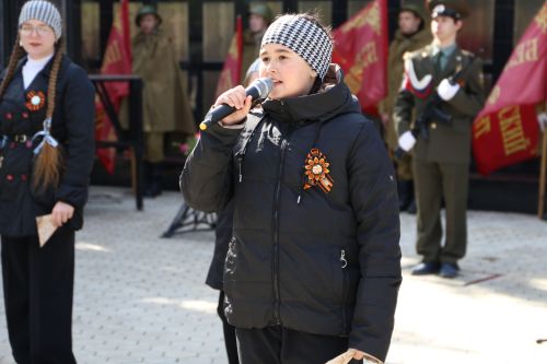 Фоторепортаж: в Алексеевском прошел парад Победы