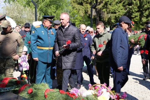 Фоторепортаж: в Алексеевском прошел парад Победы