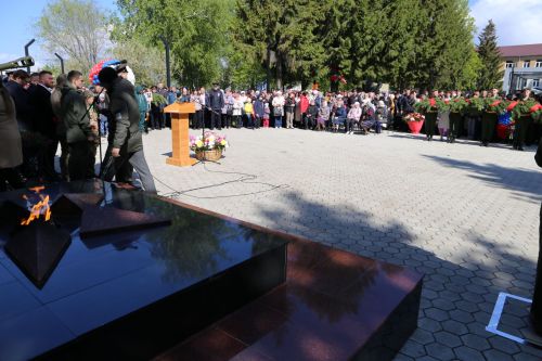 Фоторепортаж: в Алексеевском прошел парад Победы