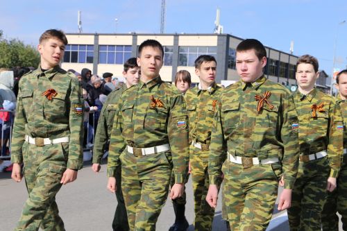 Фоторепортаж: в Алексеевском прошел парад Победы