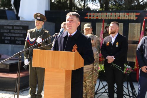 Фоторепортаж: в Алексеевском прошел парад Победы