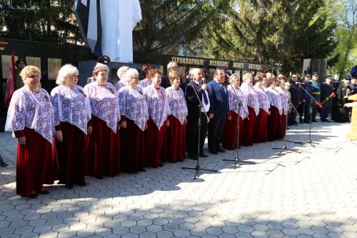 Фоторепортаж: в Алексеевском прошел парад Победы