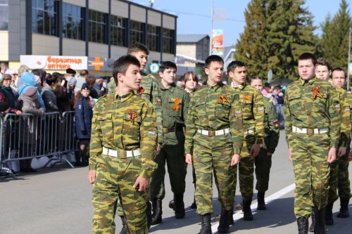 Фоторепортаж: в Алексеевском прошел парад Победы