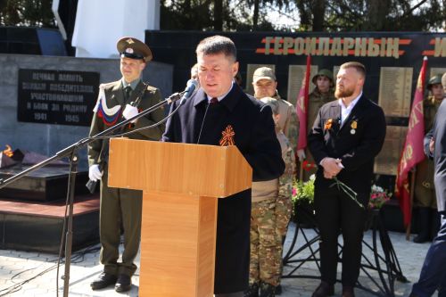 Фоторепортаж: в Алексеевском прошел парад Победы