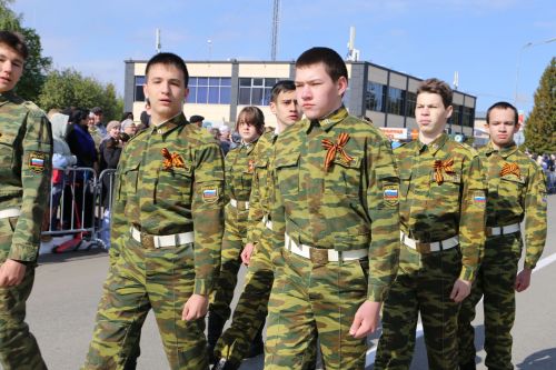 Фоторепортаж: в Алексеевском прошел парад Победы