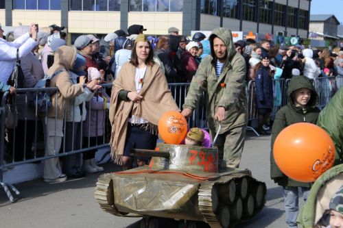 Фоторепортаж: в Алексеевском прошел парад Победы