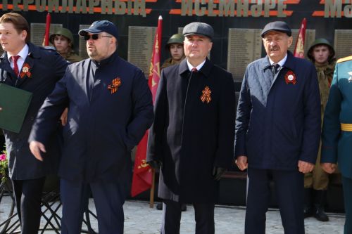 Фоторепортаж: в Алексеевском прошел парад Победы