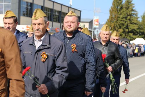Фоторепортаж: в Алексеевском прошел парад Победы