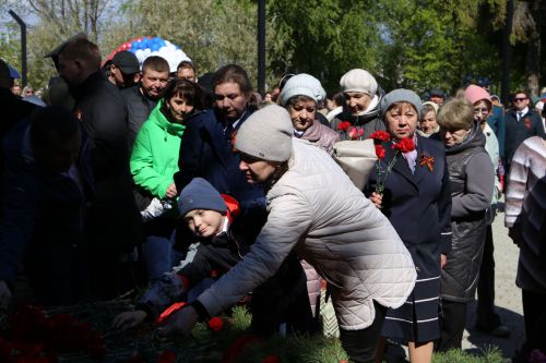 Фоторепортаж: в Алексеевском прошел парад Победы