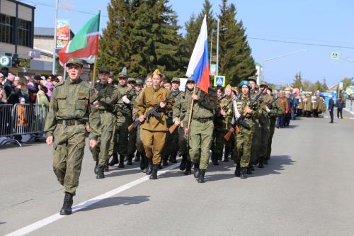 Фоторепортаж: в Алексеевском прошел парад Победы