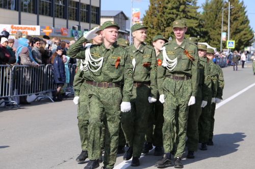 Фоторепортаж: в Алексеевском прошел парад Победы