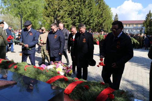 Фоторепортаж: в Алексеевском прошел парад Победы