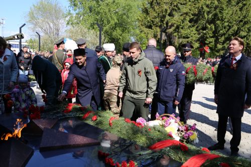 Фоторепортаж: в Алексеевском прошел парад Победы